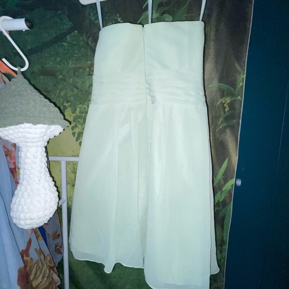 David’s Bridal Mint Green Dress - Picture 2 of 3